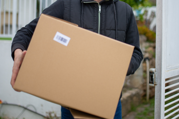 Man carrying box